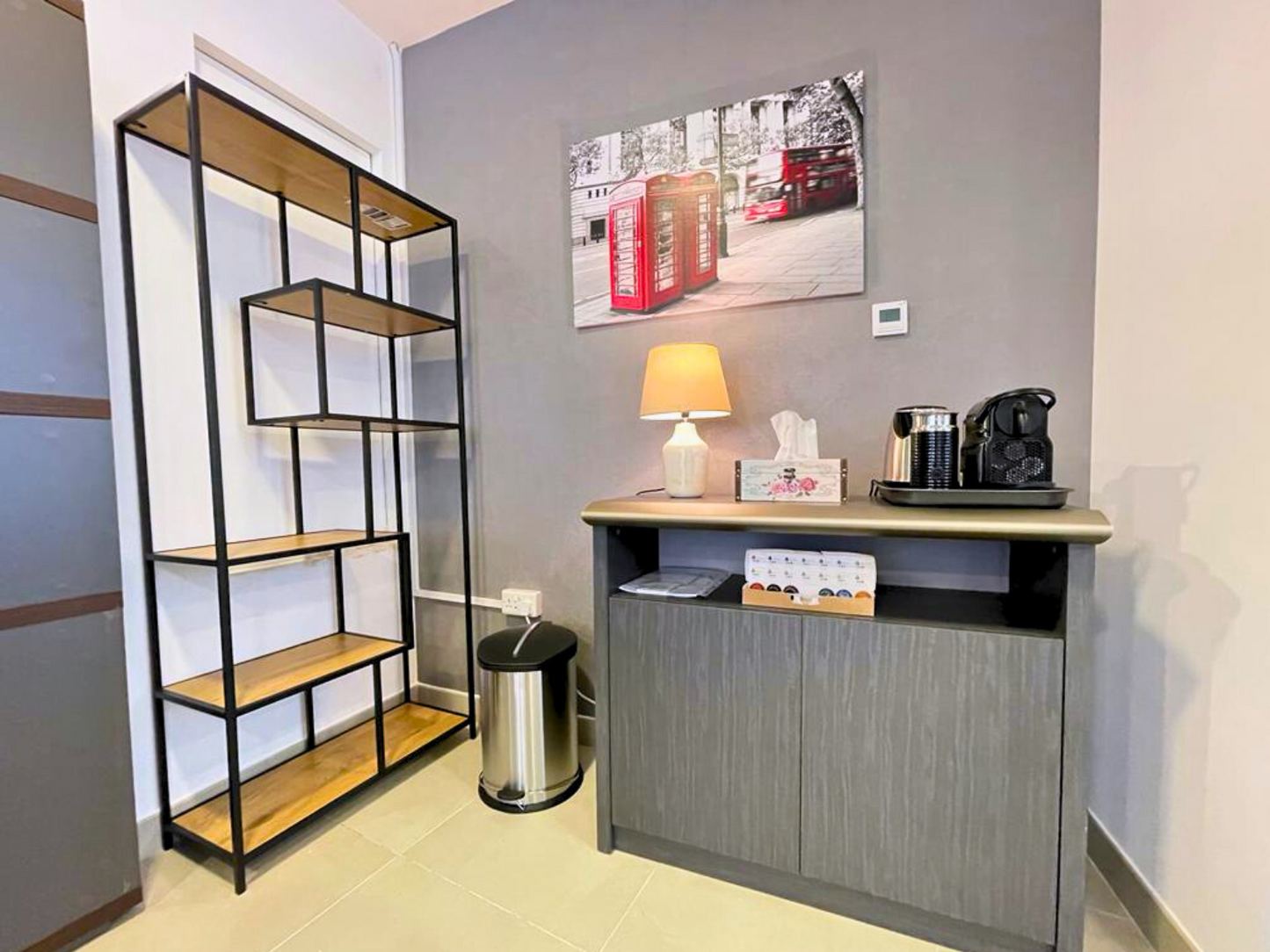 Corner Office with Partition and Conference Room